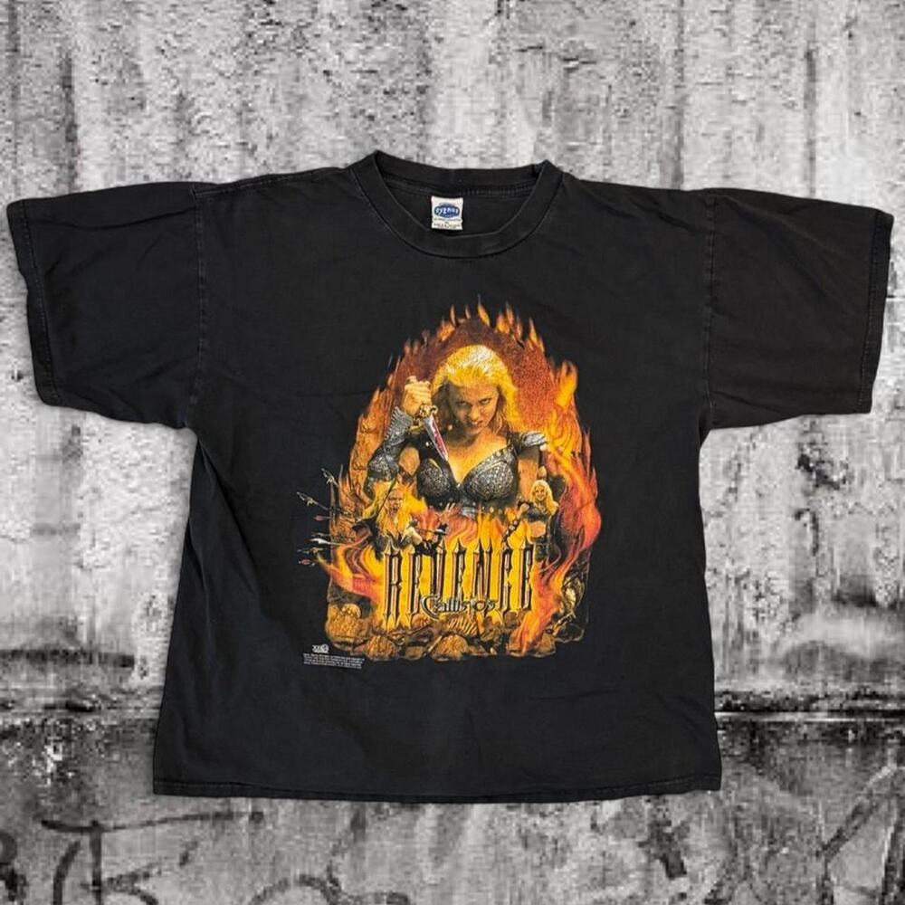 Vintage Xena: Warrior Princess Callisto’s Revenge T-Shirt Black USA Made Size XL